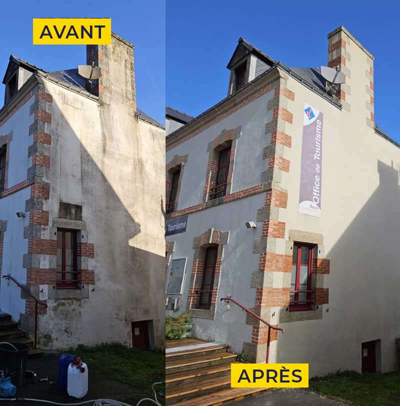 Nettoyage et peinture façade - COUVREUR PRO REF : Artisan peintre dans le Morbihan 56 et le Finistère 29 : Nettoyage, démoussage et ravalement peinture façade boiserie ferronnerie, imperméabilisation et pose de bardage. ... Intervention dans le Morbihan 56 et le Finistère 29